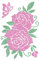 MAYJOYDIY Rosa Rosen Strass Aufbügler Hotfix Transfer Aufkleber Kristalldekor Schmetterlingsstrauß Blume Grünes Blatt Glitzernde Strass Aufkleber DIY Aufnäher Kleidungsreparatur T Shirt Jacke Tasche