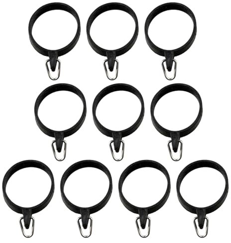 YIGZYCN 10 pezzi Canna da pesca gancio Keeper anelli in gomma elastica supporto per esche porta esche porta gancio custode forniture da pesca canna da pesca gancio supporto strumento da pesca attrezzi