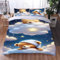 Qiqumax Bettwäsche 135x200 Cartoon Bär KinderBettwäsche 3D-Digitaldruck 100% Mikrofaser Cartoon Teddy Bär Tier Bettbezug Für Erwachsene Und Kinder (3,135 x 200 cm)