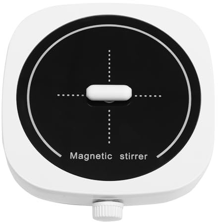 FUROMG Magnetrührer Mixer Stirrer 220V Magnetmischer Leiser Mini USB Magnet Flüssigkeitsmischer Labor-Rührer Platte 0-4000U/min