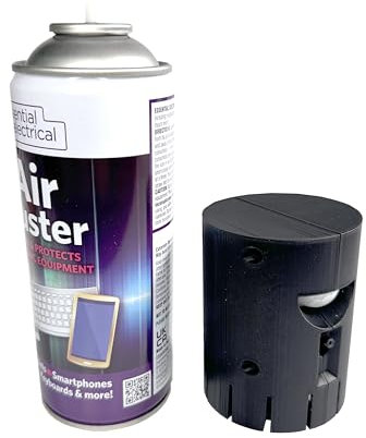 Motion-Activated Cat & Wildlife Deterrent – Outdoor Air Spray Repeller, Battery-Powered, Adjustable Nozzle, Uses Standard Compressed Air Cans – Safe & Humane