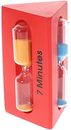 HOLIDYOYO Toilet Hourglass Timer Game Timer for Boys and Girls for Boiling Eggs Clock Hourglass Function