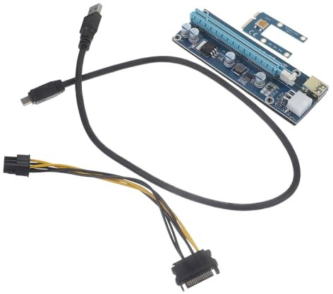 Housoutil Tarjeta Gráfica Pcie para Minería Accesorio Computadora Rendimiento Portátil Visual Fluido