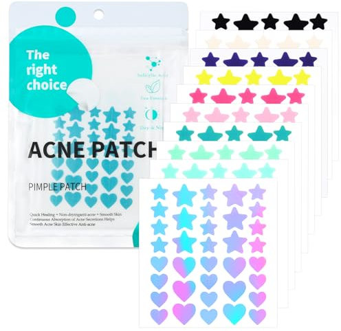 BUTBU 360 Pezzi Cerotti Brufoli Pimple, Patch Brufoli Invisibili 2-In-1, con olio dell'albero tè Acido Salicilico Giorno e Notte Impermeabili e Traspiranti, Per Sbarazzarsi dell'acne Velocemente