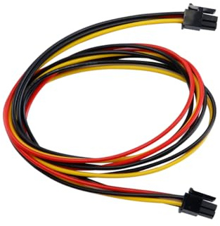 Alide Cable de alimentación ATX para conector Molex Micro Fit, 4 pines macho a macho, 60 cm, paso de 3,0 mm