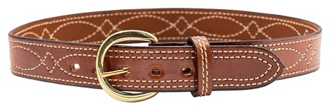 Bianchi B12 Tan Reversible Sport Stitched-Belt