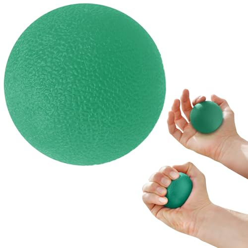 SISSEL Press Ball Grün, Starke Stärke | Hand- & Unterarmtrainer für Muskelaufbau & Beweglichkeit | Ideal für Therapie & Fitness | Ergonomisches Design | Inklusive Übungsanleitung