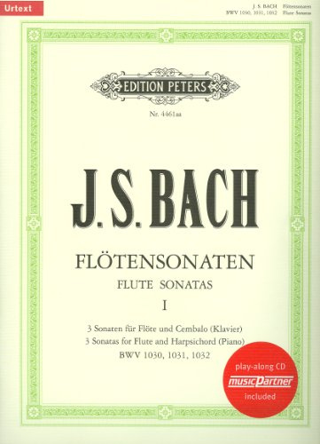 BACH - Sonatas Vol.1: nº 1 a 3 para Flauta y Piano (Urtext) (Soldan) (Inc.CD)