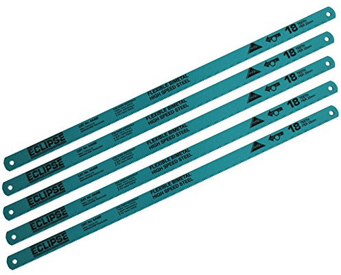 5 x Eclipse Plus 30 Hacksaw Blades 18 TPI Bi-Metal Flexible High Speed Steel Hacksaw Blades 12” 300mm by AllTrade Direct by AllTrade Direct