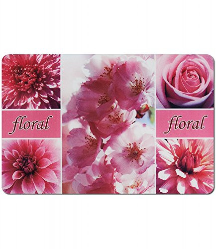 Zeller 26930 Platzset Flower, 43,5 x 28,5 cm, rosa