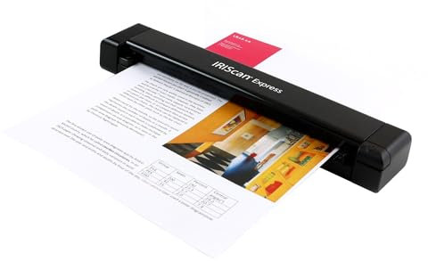 IRIS Can Express 4 USB Portable 1200 DPI Scanner