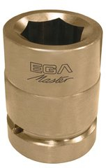 Egamaster - Llave impacto larga 6 canto 1.1/2 36mm aluminio