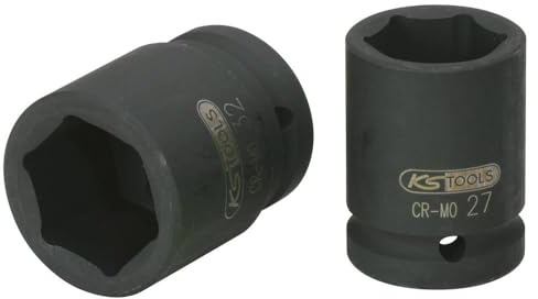 KS Tools 515.1390 3/4 Sechskant-Kraft-Stecknuss, kurz, 1.1/16''