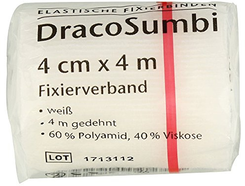 Dracosumbi Fixierbinde 4 Cmx4 m Weiß