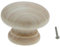 Unlacquered PINE Wood Wooden Kitchen Cabinet Door Pull Knobs Handle w/ 30mm Bolt & Insert (50 mm Knob)