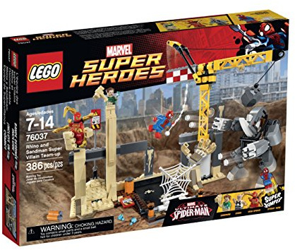 LEGO Super Heroes 76037 Rhino and Sandman Super Villain Team-Up Building Kit
