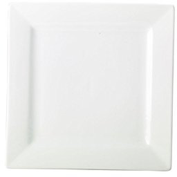 Royal Genware Square Plate 21cm - Quantity 6