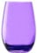 Stölzle Lausitz Wassergläser Elements Lila 6er-Set 465 ml – Allroundgläser für Wasser, Saft & Cocktails – Hochwertige Trinkgläser aus bleifreiem Kristallglas – Spülmaschinengeeignet & stoßfest
