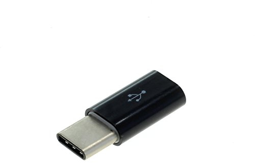 OTB Adapter, Micro-USB 2.0 Buchse auf USB Type C (USB-C) Stecker Schwarz