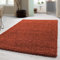 Carpetsale24 Shaggy Hochflor Teppich, 160x230 cm, Terrakotta, weich, flauschig, modern, einfarbig, Perfekt für Wohnzimmer, für Wohnzimmer Schlafzimmer Flur