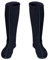 3Kamido Filz Stiefel Socken Innenschuhe Innenstiefel für Regenstiefel LANG Damen Herren Socke ERWÄRMUNGSEINLAGE AUS Filz Thermosocken Schwarz 41/42