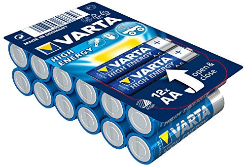 Varta High Energy Lot de 12 Piles AA LR6 1,5 V
