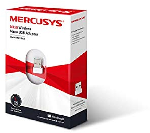 MERCUSYS MW150US Nano WLAN Stick, WiFi Adapter bis zu 150MBit/s, 2,4GHz, Mini Größe, geeignet für Windows 10/8/7/XP, WPS-fähig, WPA und WPA2-Verschlüsselungs-Standard