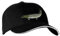Fan-O-Menal Baseballcap mit Einstickung - Fisch Hecht - 68233 schwarz