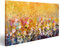 islandburner modernes abstraktes Gemälde Blumenwiese Druck auf Leinwand - Bild x Sessel Wohnzimmer Küche Möbel Büro Zuhause - Fotografie Format XXL 80x40