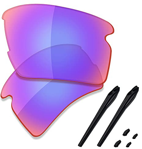 Saucer Premium Lentilles de rechange et kits en caoutchouc pour lunettes de soleil Oakley Flak 2.0 XL, (High Defense - Shield G30 Polarized), Taille unique