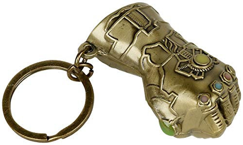 Avengers Thanos Fist Schlüsselanhänger goldfarben
