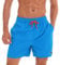JustSun Short de Bain Homme Maillot de Bain Homme Boardshort Short Plage Étanche Short Séchage Rapide Filet avec Poches Zippées Bleu Marin XL