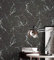 NEWROOM Tapete Schwarz Vliestapete Glänzend - Marmortapete Glamour Silber Marmor Marmoroptik Edel Mustertapete inkl. Tapezier-Ratgeber