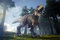 Muralo Vlies Fototapete 300 x 210 T-Rex Dinosaurier Kinder Tapete Vorgeschichte Natur Tiere Jurassic Kinderzimmer Kinderstube Wandbilder XXL Wand Br. 300 cm x Hö. 210 cm