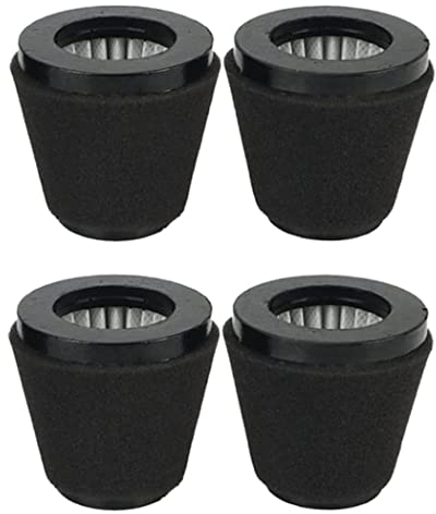 4 Stück Filterelemente für Dirt Devil F117 AD40117 Staubsaugerteile mit Schwammabdeckung, Teil SD20005RED, SD30025B, BD22025