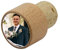 Bouchon de bouteille personnalisé photo – Bouchon de bouteille simple en bois et liège avec impression photo – Bouchon bouteille réutilisable et personnalisable