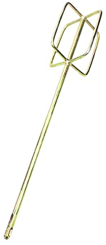 Colcolo Mezclador de cemento, varilla mezcladora de pintura, accesorio de taladro, herramientas largas resistentes, paleta mezcladora agitadora para, Square Handle C