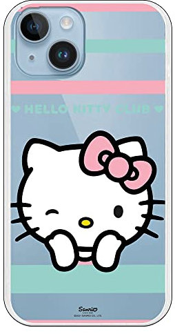 Personalaizer Schutzhülle für iPhone 14 Plus, Motiv Hello Kitty Club