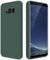 GiiYoon Hülle Kompatibel mit Samsung Galaxy S8, Hochwertiges Liquid Silicone Case, Rundumschutz Handyhülle, Kratzfestes Weiches Mikrofaserfutter- grün