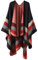 Comilaka Femme Poncho Châle Ouvert Cape Elégant Wrap Echarpe Epaisse Poncho Cardigan Foulard Manteau Automne Hiver