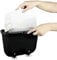 4All Tabaac Mini Dishwasher Plastic Dish Washing Tub With Scrubbing Brush BPA Free Reusable Tabletop Portable Dishwasher Brush Nylon Brush Kitchen Brush for Silverware Pots Cutlery and Bowls (Black)
