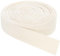 QUARKZMAN Schrägband, 1 Stück 11 Yard x 30mm - Baumwollstoffband, Rolle Schrägband für Kleidung, Accessoires, Taschen (Beige Weiß)