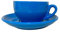 Nuova Point Cappuccinotasse PALERMO blau 200 ml - 6 Tassen