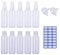 10pcs 100ml Clear Travel Spray Bottles - Small Atomiser Empty Spray Bottles for Toiletries