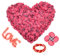 FFZZKJ Rosenblätter für Valentinstag Deko Romantik 1200 Stück Künstliche Rosenblätter, Seiden Rosenblüten für Valentinstag, Heiratsantrag, Hochzeit zum Streuen, Jahrestag, Geburtstag, Weinrot