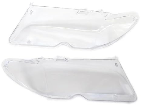 Lente Faro Coche Reemplazo Lentes Faros Coche Cubierta Protectora De Faro Izquierdo Y Derecho para BMW Serie 3 E46 2003-2006 Carcasa Cristal para Faro