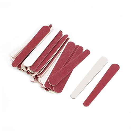 Lime per unghie usa e getta Mini Tavole smerigliate a doppia faccia Strumenti per manicure e pedicure 7.8x1.2x0.1 cm Lime per unghie 50 pezzi Lime per unghie bifacciali sfuse Tavole smeriglio usa e ge