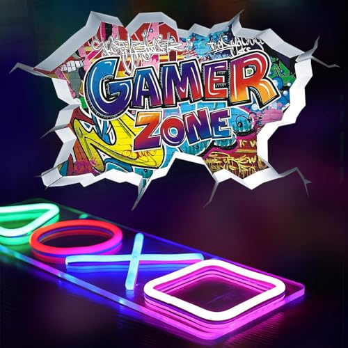 Lampada Neon Gaming LED USB Insegna Luminosa