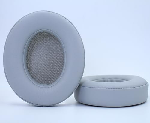 ACCIUK Replacement Studio3.0 Ear Pads Compatible with Beats Dr. Dre Studio 2.0 Studio 3 B0500 B0501 Wired Wireless Headphones, Comfortable Protein Leather, Filled with Memory Foam (Grey)