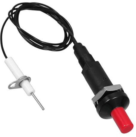 PHENOFICE Gas Feuerstelle Zündung Set Druckknopf Gasanzünder Für Kaminofen Und Campingkocher Piezo Zündgerät Für Gasherd Und Grill Igniter Kit Für Sicheres Zünden